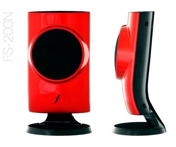 FS-200N 6W RMS,Kablolu 1+1 Speaker,Siyah- Kırmızı