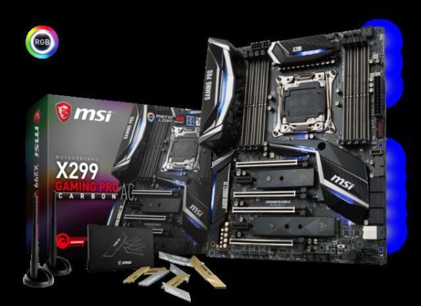 X299-GAMING-PRO-CA Intel X299 2066 DDR4 4133MHz Gaming Anakart