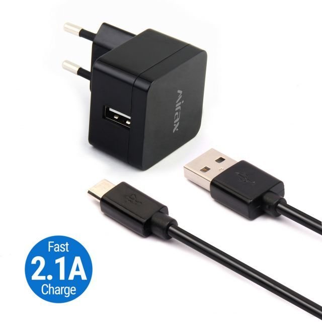 SWT-1220 Micro Usb Bağlantili Şarj Kit Siyah