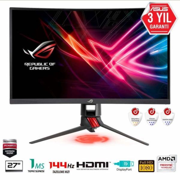 XG27VQ 27'' Gaming,VA,Kavisli,Aura RGB,FreeSync 1920x1080 4ms,144hz