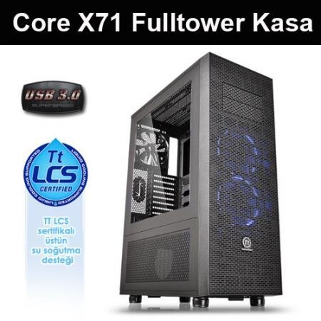 CA-1F8-00M1WN-00 Core X71 Modüler Full Tower Pencereli Kasa (PSU yok)