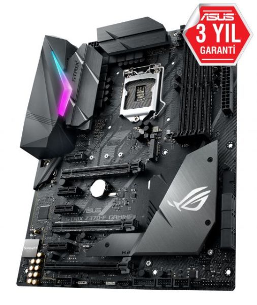 ROG-STRIX-Z370-F Intel Z370 1151 DDR4 4000MHz HDMI/DP Gaming Anakart