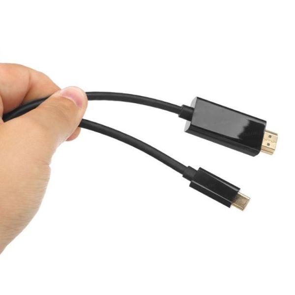 DK-CB-U31XHD 1.8M USB3.1 Type-C - HDMI 4K@30P Kablo