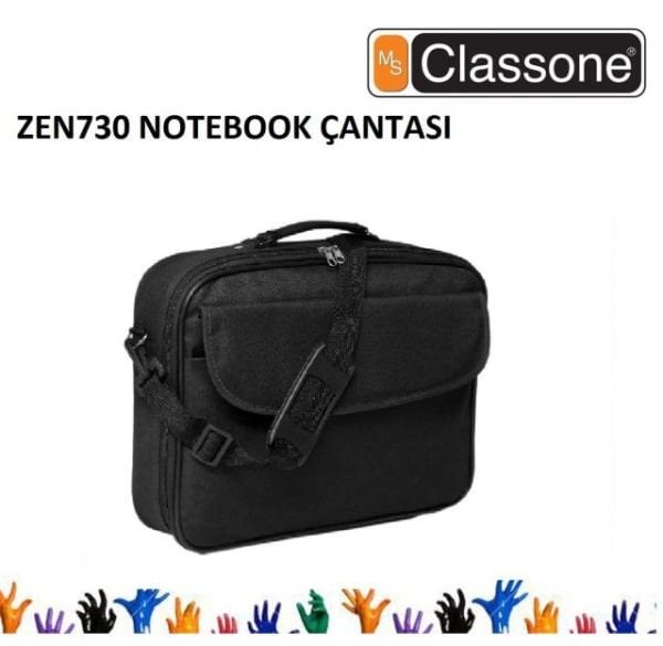 ZEN730 15.6-15.4'' Sıvıya Dayanıklı Siyah Notebook Çantası