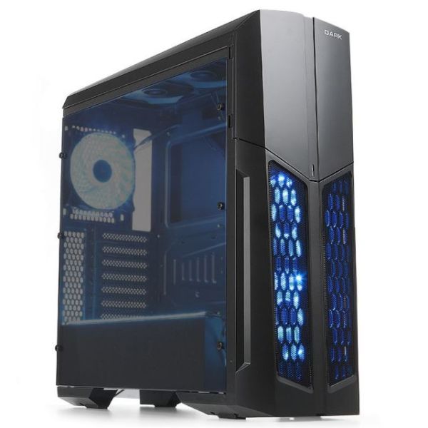 DKCHSPARTAN Pencereli Midi Tower Powersız Siyah Kasa