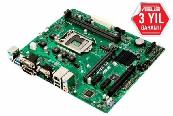 H110M-C2-CSM Intel H110 LGA1151 DDR4 2133 HDMI DVI VGA M2 USB3.1 COM LPT PCI mATX Ücr