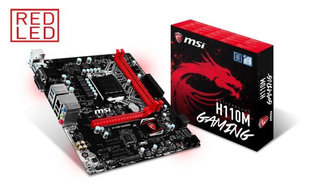 H110M-GAMING Intel H110 1151 DDR4 2133MHz HDMI/DVI Gaming Anakart