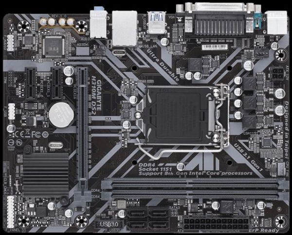 H310M-DS2 Intel H310 1151 DDR4 2666MHz D-Sub Anakart