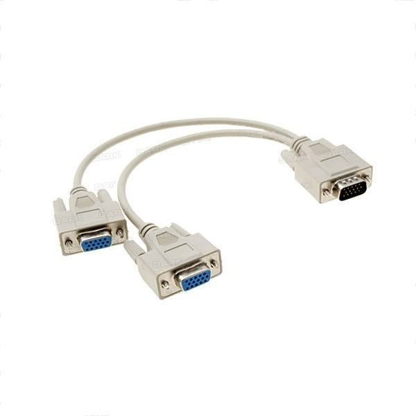 DK-HD-AVGAX2VGA02 2xVGA, VGA Erkek - 2xVGA Dişi Görüntü Çoklayıcı