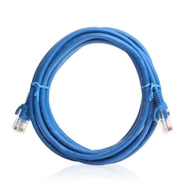 TX-CB-NT5U100BU CAT5E 1M CCA Solid UTP Mavi Network Kablosu