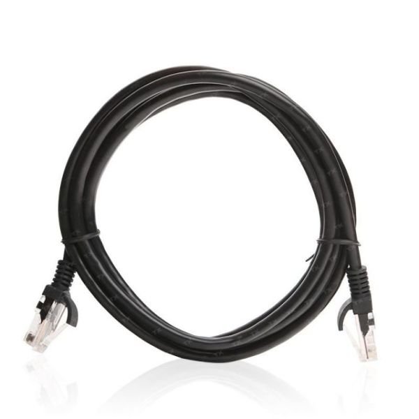 TX-CB-NT5U200B CAT5E 2M CCA Solid UTP Siyah Network Kablosu