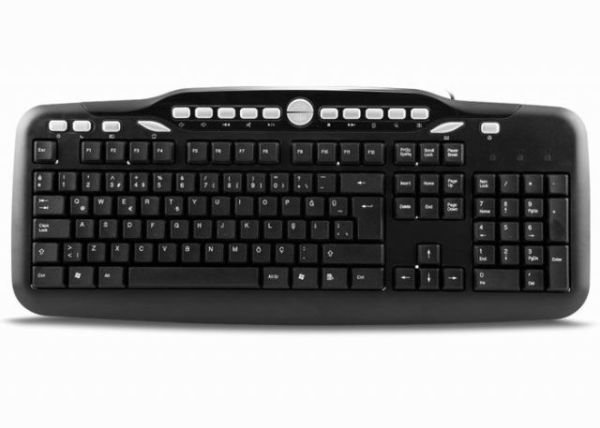 UN-797 Kablolu,USB, Q, TR MM Klavye-Mouse Siyah Set