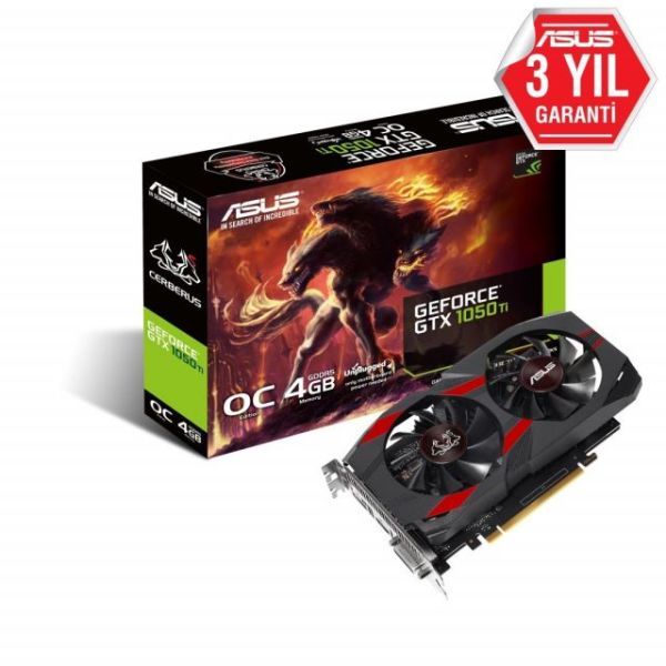 CRBRS-GTX1050TI-04 GTX1050TI 4GB 128B GDDR5 DP/HDMI/DVI Nvidia Ekran Kartı