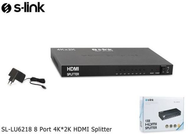 SL-LU6218 SL-LU6218 8 Port 4K*2K HDMI Splitter