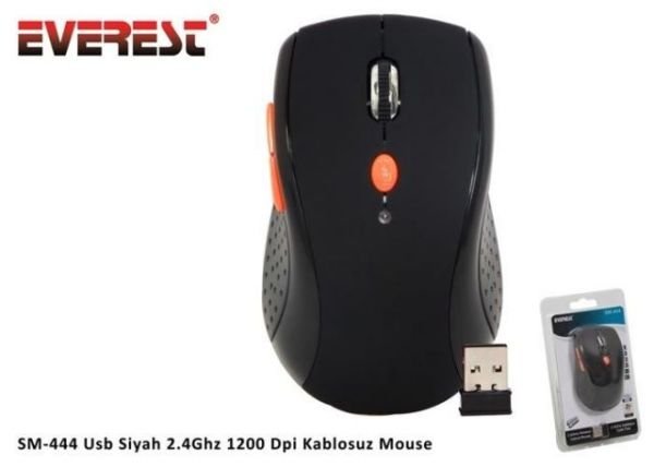SM-444 2.4GHz 1200DPI Kablosuz Mouse