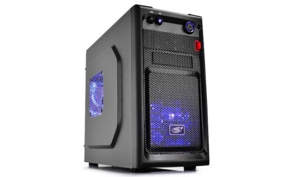 SMARTER_LED 1xUSB2.0 1xUSB3.0 2x120mm LED Fan 1xAudio 1xMic Siyah Kasa