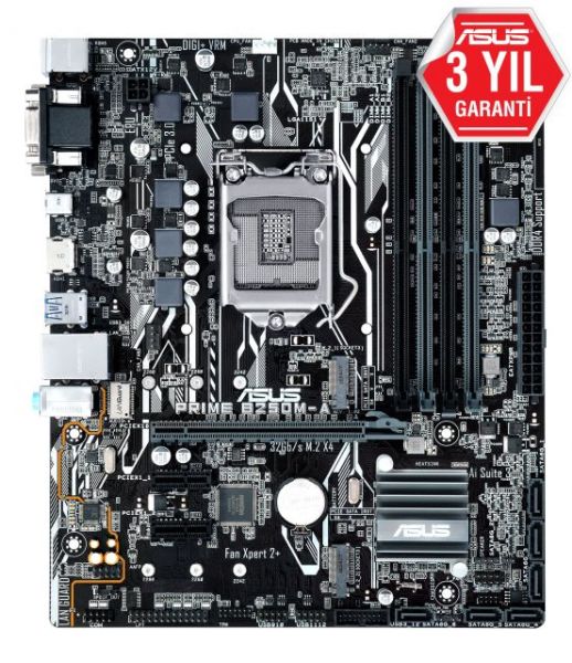 PRIME-B250M-A-CSM Intel B250 LGA1151 DDR4 2400 HDMI DVI VGA M2 USB3.1 mATX